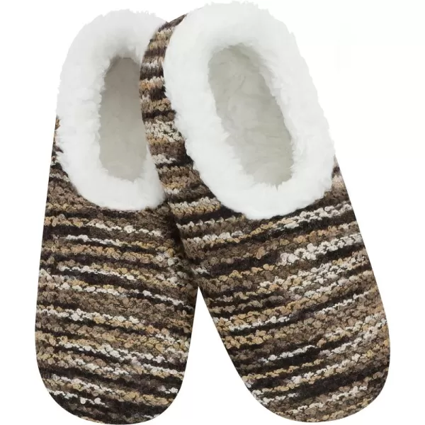 Snoozies Womens Textured Tweed