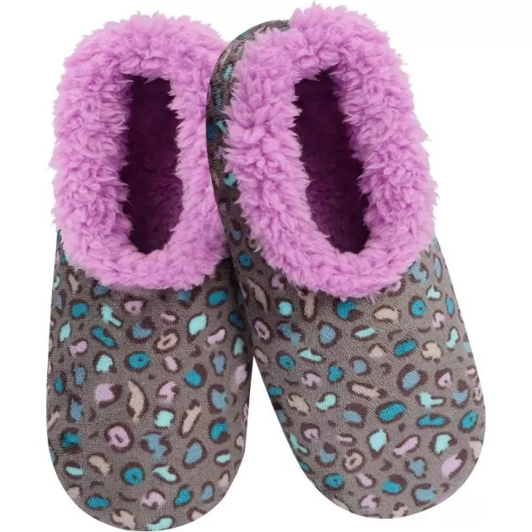 Snoozies Rich Velour Slipper Socks - Womens Slippers - Womens House Slippers - Fuzzy Slippers