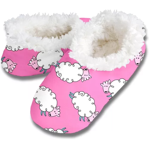 Snoozies Womens 2G Furry Nice Cozy Sherpa Non Skid Slipper Socks