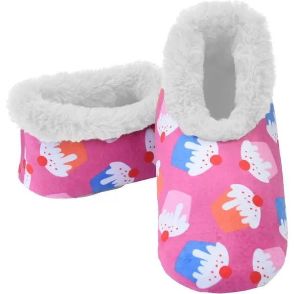 Snoozies Womens 2G Furry Nice Cozy Sherpa Non Skid Slipper Socks