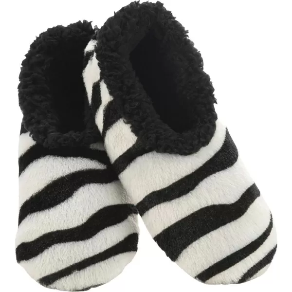 Snoozies Womens Slipper Socks - Cozy Slippers for Women - Fuzzy House Slippers for Indoor Use - Soft Sole Slippers - Animal Fur