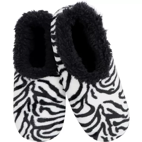 Snoozies Womens Slipper Socks - Cozy Slippers for Women - Fuzzy House Slippers for Indoor Use - Soft Sole Slippers - Animal Fur