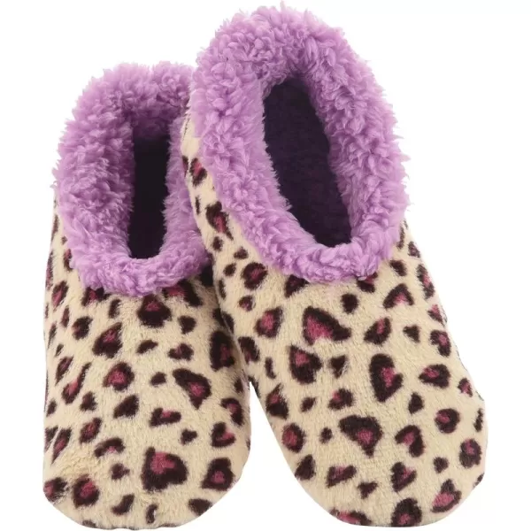 Snoozies Womens Slipper Socks - Cozy Slippers for Women - Fuzzy House Slippers for Indoor Use - Soft Sole Slippers - Animal Fur