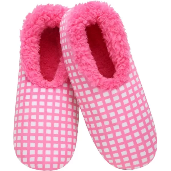 Snoozies Womens Slipper Socks - Off the Grid Plush Womens Slippers - Cozy, Fuzzy Slippers for Women - Fuzzy Indoor House Slippers
