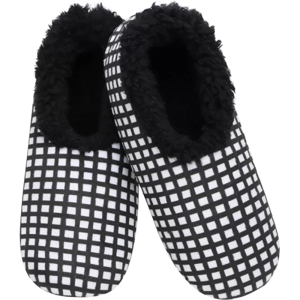 Snoozies Womens Slipper Socks - Off the Grid Plush Womens Slippers - Cozy, Fuzzy Slippers for Women - Fuzzy Indoor House Slippers