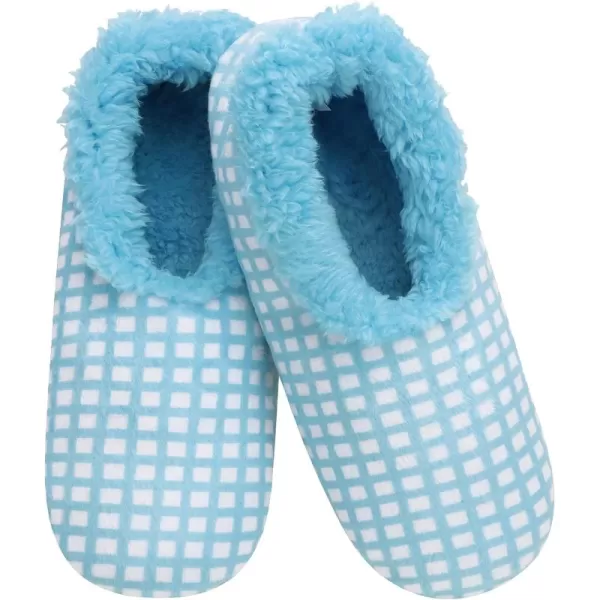 Snoozies Womens Slipper Socks - Off the Grid Plush Womens Slippers - Cozy, Fuzzy Slippers for Women - Fuzzy Indoor House Slippers