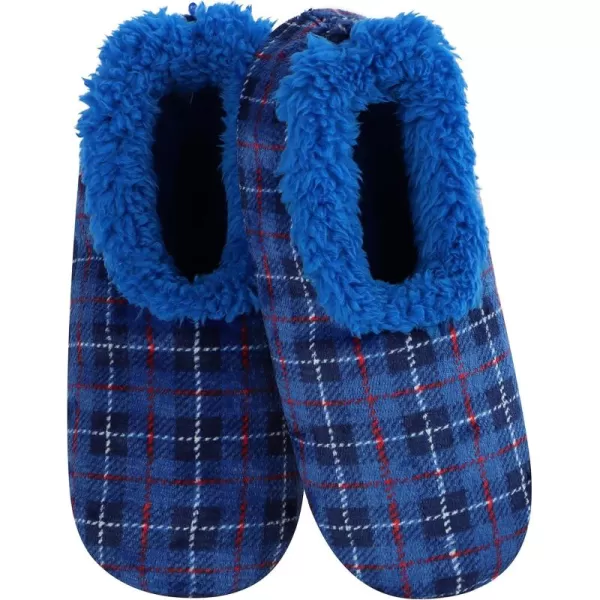 Snoozies Womens Slipper Socks - Velour Plaids - Womens Slippers - House Slippers for Women