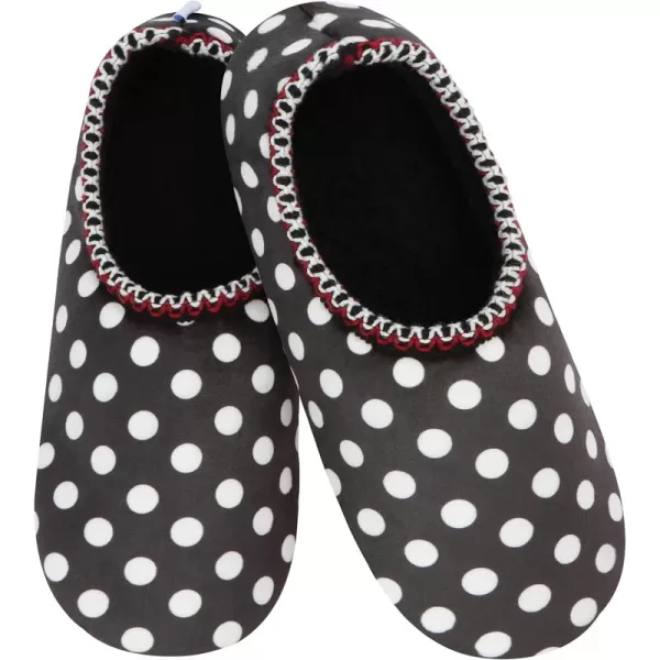Snoozies Womens Slippers - Womens House Slipper Socks - Color Celebration - Stripes and Dots