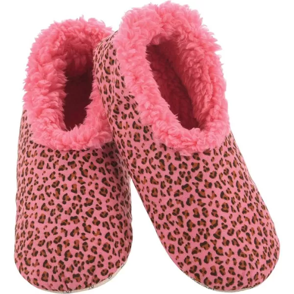 Snoozies slumbies Leopard Print - Womens Slippers - House Slippers for Women