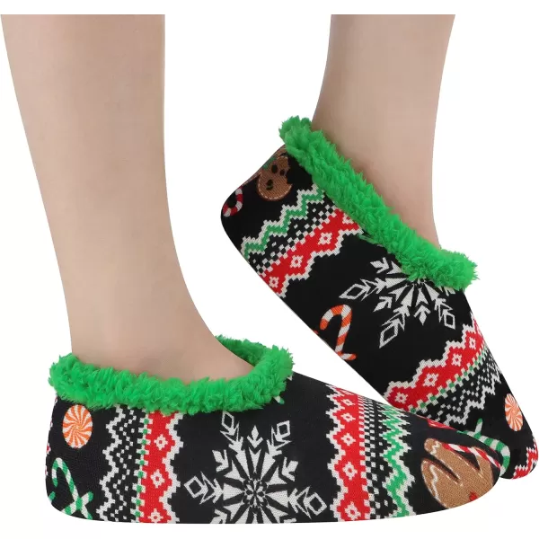 Snoozies Women's Xmas Jacquard Slippers!