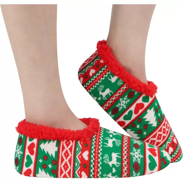 Snoozies Women's Xmas Jacquard Slippers!