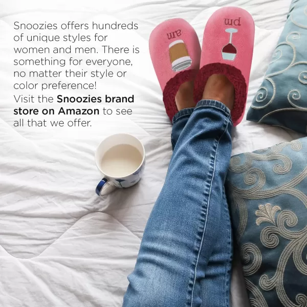 Snoozies Pairable Slipper Socks - Funny House Slippers for Women, Non-Slip Fuzzy Slipper Socks - Game Over