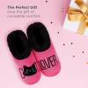 imageSnoozies Pairable Slipper Socks  Funny House Slippers for Women NonSlip Fuzzy Slipper SocksDk Pink