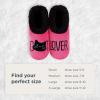 imageSnoozies Pairable Slipper Socks  Funny House Slippers for Women NonSlip Fuzzy Slipper SocksDk Pink