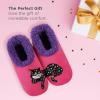 imageSnoozies Pairable Slipper Socks  Funny House Slippers for Women NonSlip Fuzzy Slipper SocksHot Pink