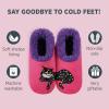 imageSnoozies Pairable Slipper Socks  Funny House Slippers for Women NonSlip Fuzzy Slipper SocksHot Pink