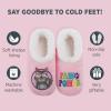 imageSnoozies Pairable Slipper Socks  Funny House Slippers for Women NonSlip Fuzzy Slipper SocksPaw Power