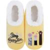 imageSnoozies Pairable Slipper Socks  Funny House Slippers for Women NonSlip Fuzzy Slipper SocksStay Pawsitive