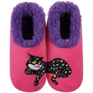 imageSnoozies Pairable Slipper Socks  Funny House Slippers for Women NonSlip Fuzzy Slipper SocksHot Pink
