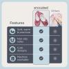 imageSnoozies Ballerina Bling Metallic Shine Women Slippers  Sequin Socks with GrippersPink