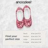 imageSnoozies Ballerina Bling Metallic Shine Women Slippers  Sequin Socks with GrippersPink