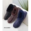 imageSnoozies Mens Two Tone Fleece Lined Slippers  Comfortable Slippers for Men  Two TonesGreen