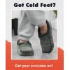 imageSnoozies Mens Two Tone Fleece Lined Slippers  Comfortable Slippers for Men  Two TonesGreen