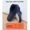 imageSnoozies Mens Two Tone Fleece Lined Slippers  Comfortable Slippers for Men  Two TonesNavy