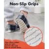 imageSnoozies Alpine Plaid House Slippers for Men NonSkid Soft Sole Slippers for Men with Warm Sherpa Fleece LiningBlack