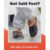 imageSnoozies Mens Slippers Indoor Plaid Cord or Camo Sherpa FleeceLined Slippers Socks NonSkid Mens House Shoes Male GiftsCamel