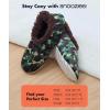 imageSnoozies Mens Slippers Indoor Plaid Cord or Camo Sherpa FleeceLined Slippers Socks NonSkid Mens House Shoes Male GiftsCamogreen