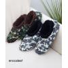 imageSnoozies Mens Slippers Indoor Plaid Cord or Camo Sherpa FleeceLined Slippers Socks NonSkid Mens House Shoes Male GiftsCamogrey