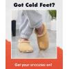 imageSnoozies Mens Slippers Indoor Plaid Cord or Camo Sherpa FleeceLined Slippers Socks NonSkid Mens House Shoes Male GiftsMcdstan