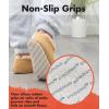 imageSnoozies Mens Slippers Indoor Plaid Cord or Camo Sherpa FleeceLined Slippers Socks NonSkid Mens House Shoes Male GiftsMcdstan