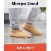 imageSnoozies Mens Slippers Indoor Plaid Cord or Camo Sherpa FleeceLined Slippers Socks NonSkid Mens House Shoes Male GiftsMcdstan