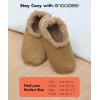 imageSnoozies Mens Slippers Indoor Plaid Cord or Camo Sherpa FleeceLined Slippers Socks NonSkid Mens House Shoes Male GiftsMcdstan