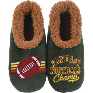 imageSnoozies Mens Pairables  Mens Slippers  House Slippers for MenFftball