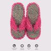 imageSnoozies Fuzzy Flip Flop Pedicure Slippers for Women Indoor Washable Fluffy Thong Slippers Comfortable Open Toe House Slippers NonSkid Sole Spa GiftsHt Pink