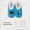 imageSnoozies Pairable Slipper Socks  NonSlip Fuzzy Cat Slippers for WomenPeekabooblue