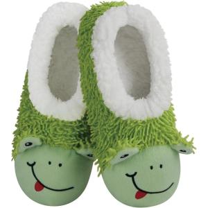imageSnoozies Whimsical Cute Animal Slipper Socks for Women Cat Slippers Animal Slippers Valentine Gifts for Women 2024Green