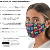 imageSnoozies 3Layer Washable Face Covering with Filters ampamp Nose BridgeCats