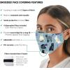 imageSnoozies 3Layer Washable Face Covering with Filters ampamp Nose BridgeMulti Kitties
