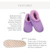 imageSnoozies Daisy SherpaLined Slipper Socks  Fuzzy and Cute Slippers for Women with NonSlip SoleYellow
