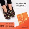 imageSnoozies Skinnies slipper socks for Women  NonSlip slipper socks Lightweight Soft Sherpa Lining  FoldableMushrm