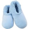 imageSnoozies SherpaLined Slipper Socks for Women  Fuzzy Cute and Cozy Slippers for Women with NonSlip Sole  Washable House SlippersBlue 2
