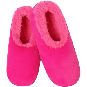 imageWarm SherpaLined Womens Indoor Slippers  Faux Fur NonSlip Sole  UltraCozy PullOn House Shoes  Soft Fleece Lining  AllSeason ComfortBright Pink