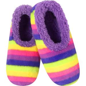 imageWarm SherpaLined Womens Indoor Slippers  Faux Fur NonSlip Sole  UltraCozy PullOn House Shoes  Soft Fleece Lining  AllSeason ComfortPurple