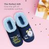 imageSnoozies Pairable Slipper Socks  Funny House Slippers for Women NonSlip Fuzzy Slipper Socks  Happy CamperOn Lake Time