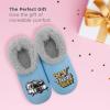 imageSnoozies Pairable Slipper Socks  Funny House Slippers for Women NonSlip Fuzzy Slipper Socks  Happy CamperRv There Yet