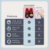 imageSnoozies Pairable Slipper Socks  Funny House Slippers for Women NonSlip Fuzzy Slipper Socks  Happy CamperSmores